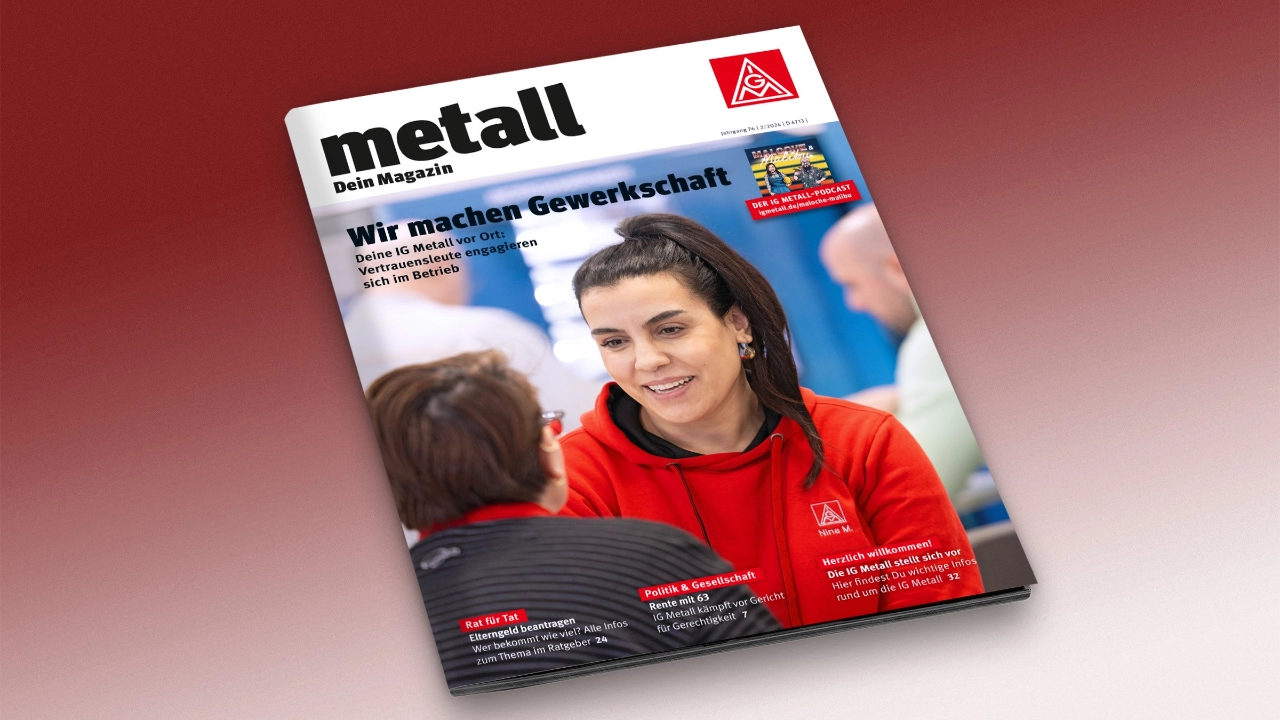 Cover der Metall-Magazins 2/2024