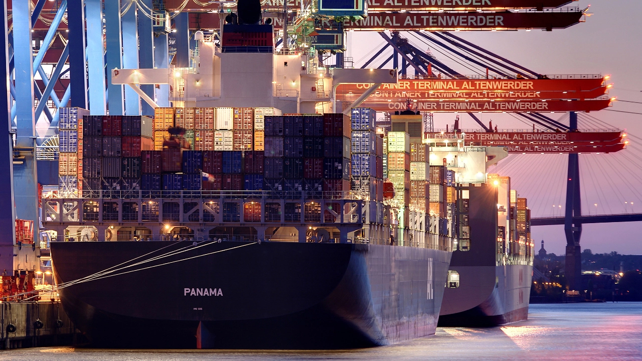 Wirtschaft, Wirtschaftspolitik, Konjunktur, Export, Container, Hafen