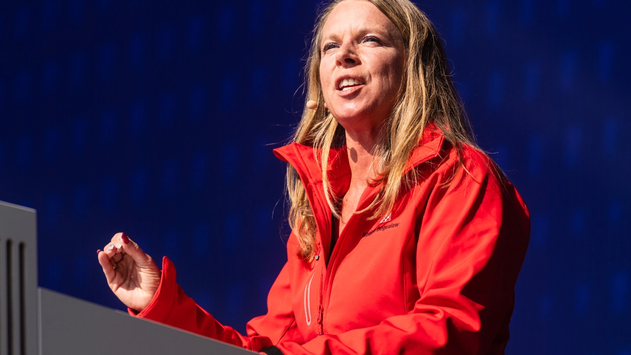 Nadine Boguslawski am Rednerpult