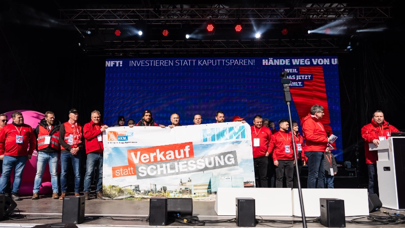 HKM Aktion auf der Bühne