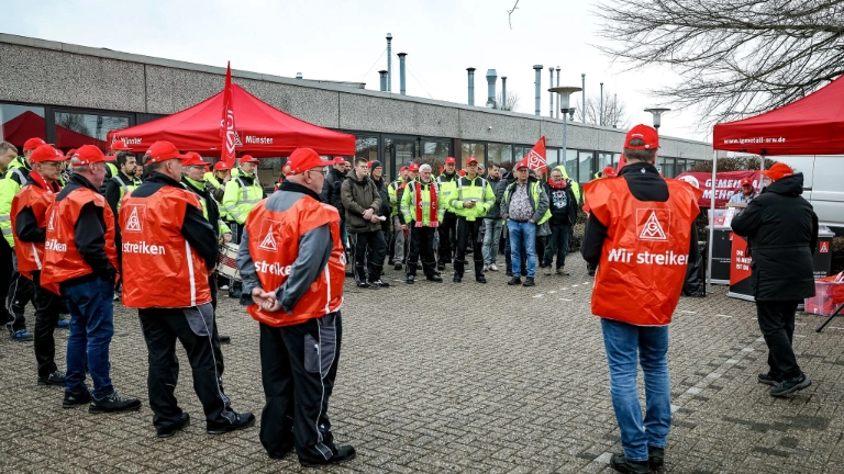 Warnstreik Parador, 15.01.26