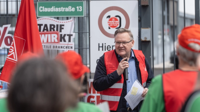 Warnstreik Textile Dienste
