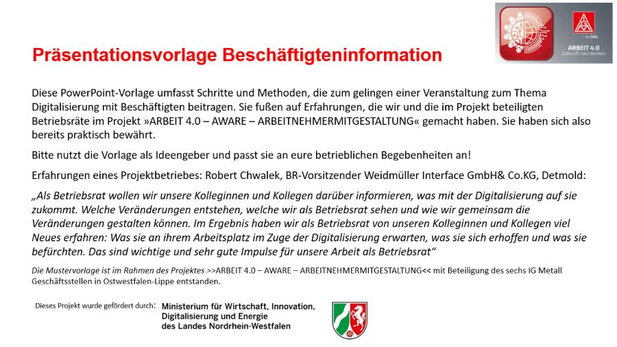 Digitalisierungs-Informationsveranstaltung