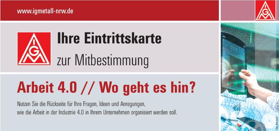 Eintrittskarte zur Mitbestimmung