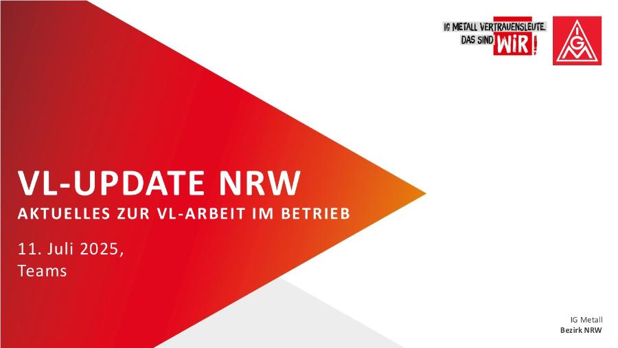 VL-Update Juli 2025