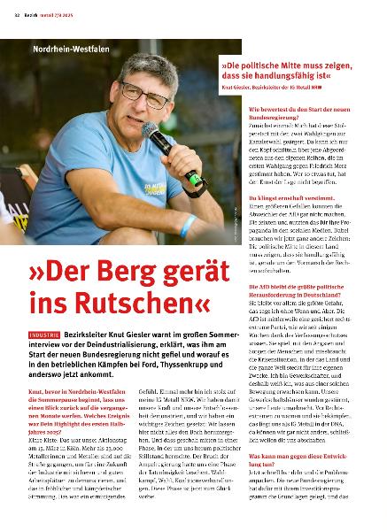 Ausgabe Juli/August 2025