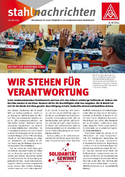 Flugblatt zur Sitzung der Tarifkommission am 25. Juni 2025