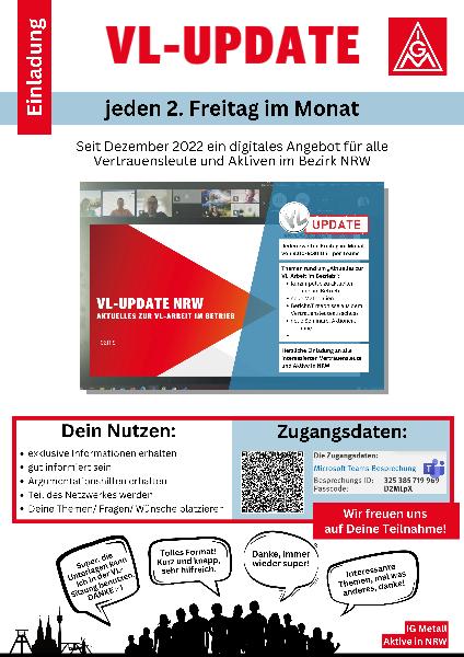 VL-Update Plakat