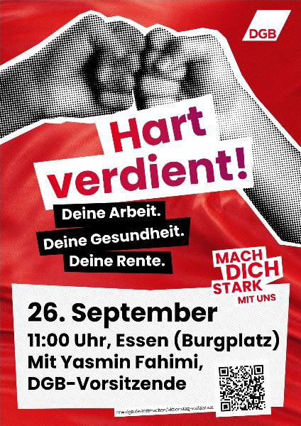 Aufruf zur Demo gegen den Abbau des Sozialstaats am 26.09.26 in Essen 